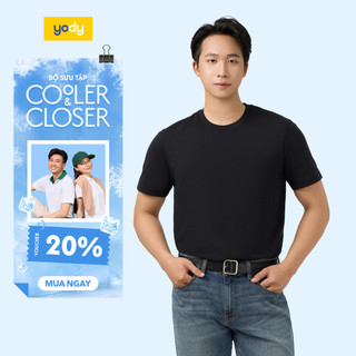 [BST THE NEW T-MATE] Áo thun nam vải cotton YODY form regular thoải mái, kiểu dáng basic MCTS25S009