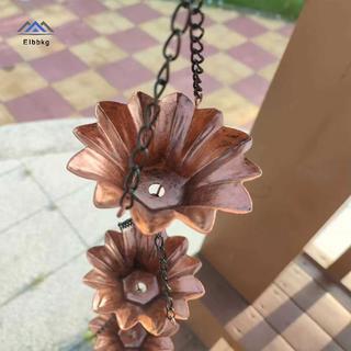 ELBBKG Dây Xích Mưa Gutter Trang Trí Phong Cách Nhật Bản Mái Nhà Kim Loại Ngoài Trời Dây Thoát Nước Chống Rỉ Sét Cho Sân Và Nhà Mới