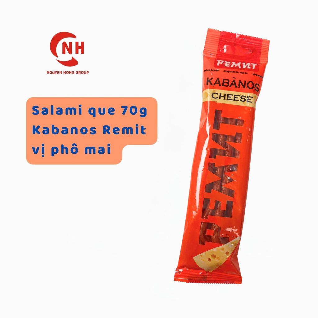 Salami xúc xích que Kabanos vị FOMAI 70g Remit nhập khẩu Nga Ăn Vặt Food