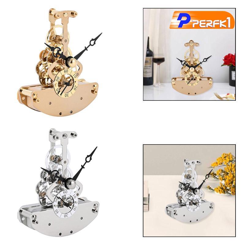 Đồng Hồ Bánh Răng Trang Trí Đồng Hồ Bàn Độc Đáo Thời Trang Thủ Công Đồng Hồ Đa Năng Chuyển Động Hợp Kim Nhôm Đồng Cho Phòng Ngủ Học Tập Nhà