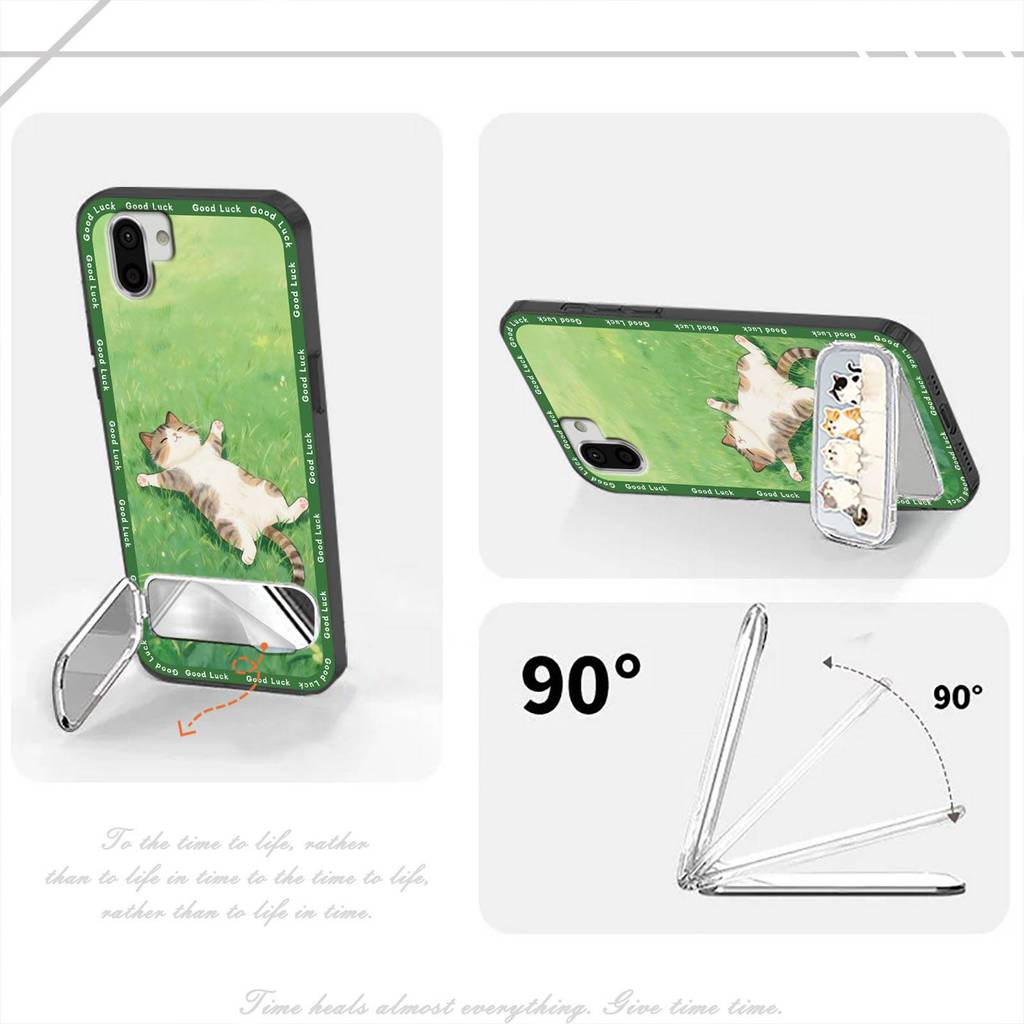 Ốp lưng gương Sharp Aquos R2 / SHV42 / SH-03K TPU thiết kế thời trang, dán vải, ba chiều sang trọng, mềm, bền, bảo vệ thiết bị