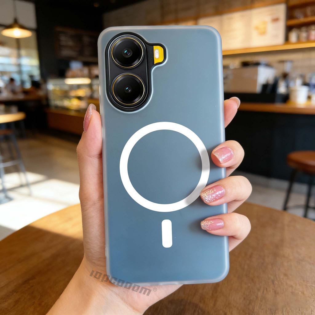 Vỏ TPU 2 trong 1 Candy Jelly từ tính cho Xiaomi POCO X3 X4 X6 X7 GT Pro NFC 5G Vỏ bảo vệ điện thoại chống sốc