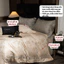 Set vỏ chăn ga Satin cao cấp mềm mịn với tông màu ấm nhẹ nhàng, tinh tế siêu sang trọng Memminbedding Luxury