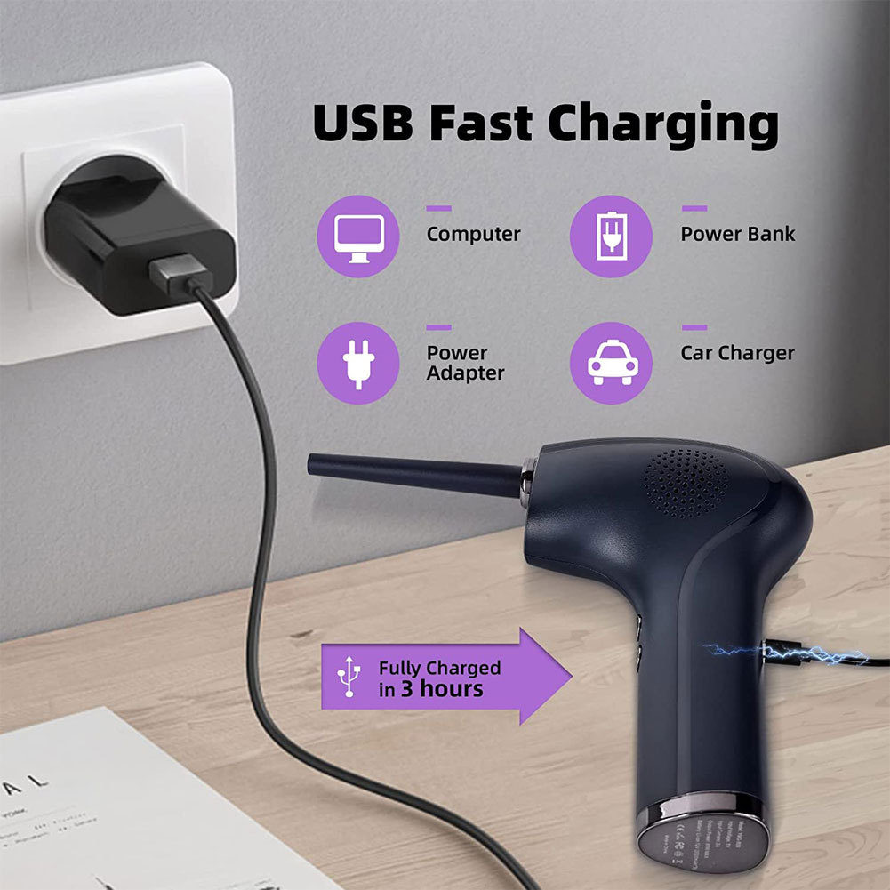 Máy hút bụi khí nén - Máy thổi khí điện có thể sạc lại 60000 vòng / phút Máy hút bụi Mini không dây có thể điều chỉnh 2 tốc độ cho máy tính Bàn phím Ô tô ngoài trời