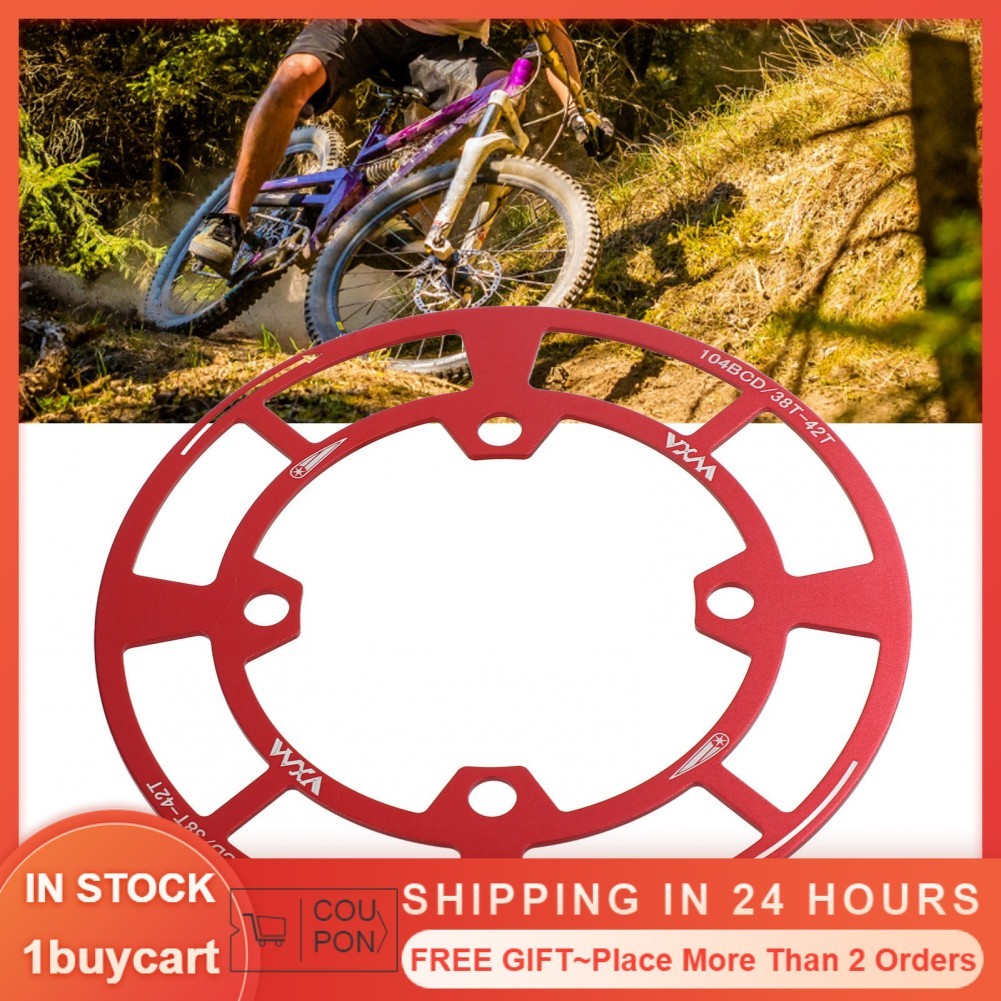 1buycart1 VBESTLife Chainring Guard 104 BCD Aluminum Alloy Proof chống trầy xước sprockets cranksets cho 38T đến 42T