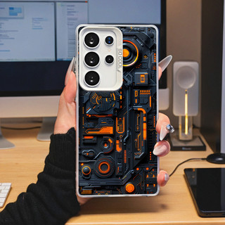 Chip cyberpunk có thể chạy được SAMSUNG A05 A06 A13 A14 A15 A25 A55 A35 S22 S23 S24 S25 ULTRA laser case IMD mài lỗ lớn