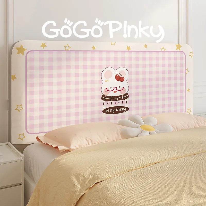 Vỏ Dễ Thương Xấu Xí Khăn Trải Giường Hoạt Hình Cô Gái Phòng Ngủ Mũ Đầu Giường Phòng Trẻ Em Hàn Quốc Chống Bụi Vỏ Trang Trí Bộ Phong Cách