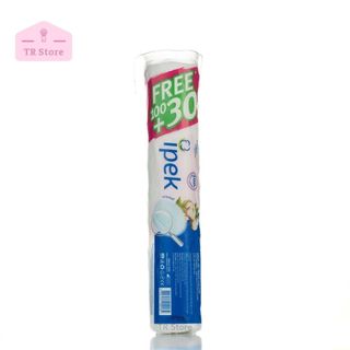 Combo 3 Bông Tẩy Trang Ipek 150 Miếng Thổ Nhĩ Kỳ 100% Cotton Mềm Mịn Da
