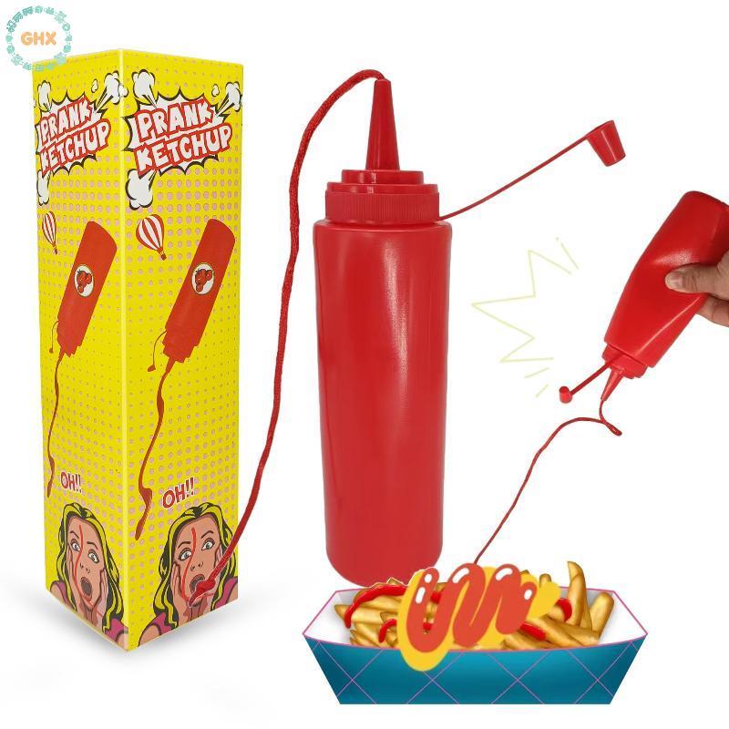 GHX Ngộ nghĩnh Mô Phỏng Sốt Cà Chua Bắn Ma Thuật Tris Fool Day Prank Đồ Chơi Giả Sốt Cà Chua Quà Tặng Bất Ngờ Cận Cảnh Đường Phố Đạo Cụ Ma Thuật VN