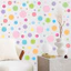 Chấm Dán Tường Nhiều Màu Sắc Tươi Tự Dính DIY Trang Trí Nhà Cửa Phòng Ngủ Mẫu Giáo Phòng Trẻ Em Dán Tường