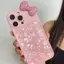 Dành Cho iPhone 16promax Ốp Lưng Điện Thoại 1 5 Cảm Giác Cao Cấp 13 Cao Cấp Phong Cách Chấm Kim Cương Nơ