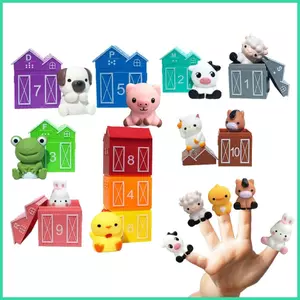 Con Rối Ngón Tay Nhỏ Dễ Thương Trang Trại Động Vật Đồ Chơi Động Vật Ngón Tay Con Rối Đồ Chơi Cho Bé Trai Bé Gái Năm Mới Mầm Non sonlekvn