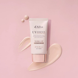 D ’ Alba White Truffle Waterfull Essence Sun Cream Series 50ml (SPF50 + PA + + + Vegan) Sun Block Tone Up Mild Safe Use