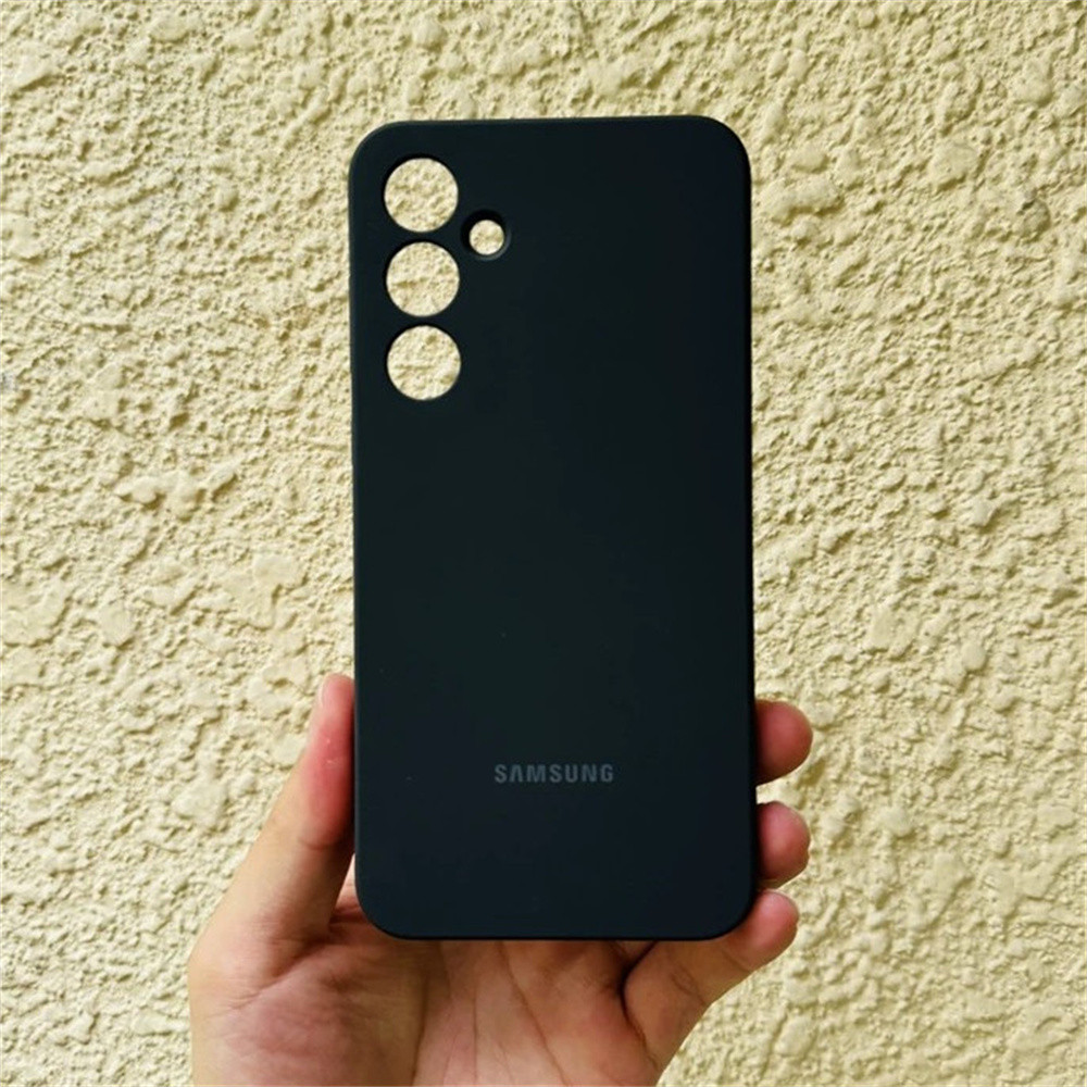 Ốp Điện Thoại Di Động Silicon Lỏng Chính Hãng Cho Samsung Galaxy A55 5G A556B A556E A5560 Vỏ Bảo Vệ Mặt Sau Siêu Mỏng 360 '' '