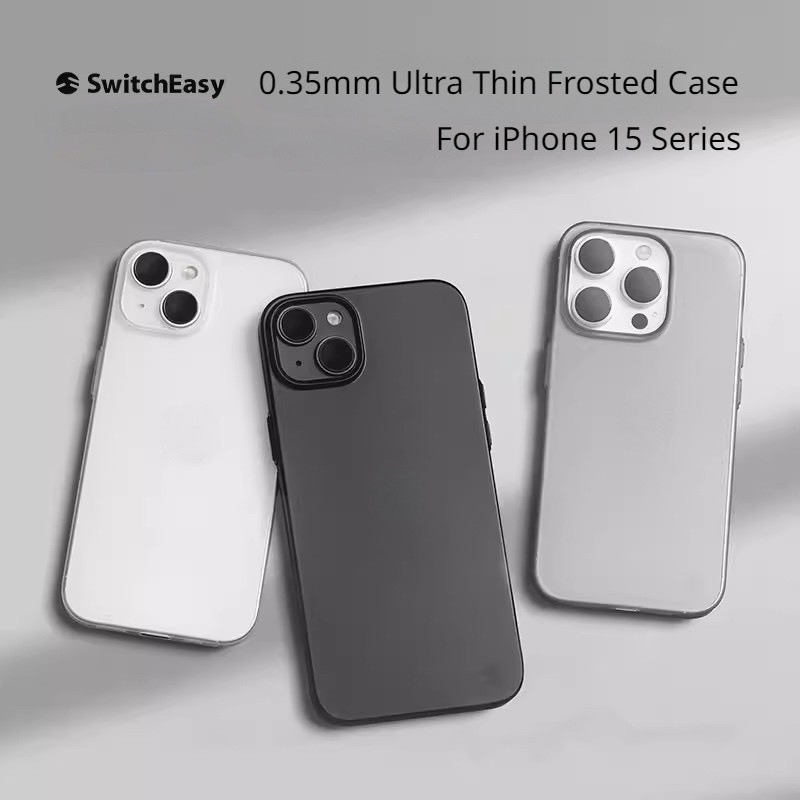 [Chính Hãng] Ốp Lưng SwitchEasy Ultra Slim Nhám Siêu Mỏng 0.35mm Cho iPhone 14/15/16/17 Pro Max - Dùng Như Máy Trần