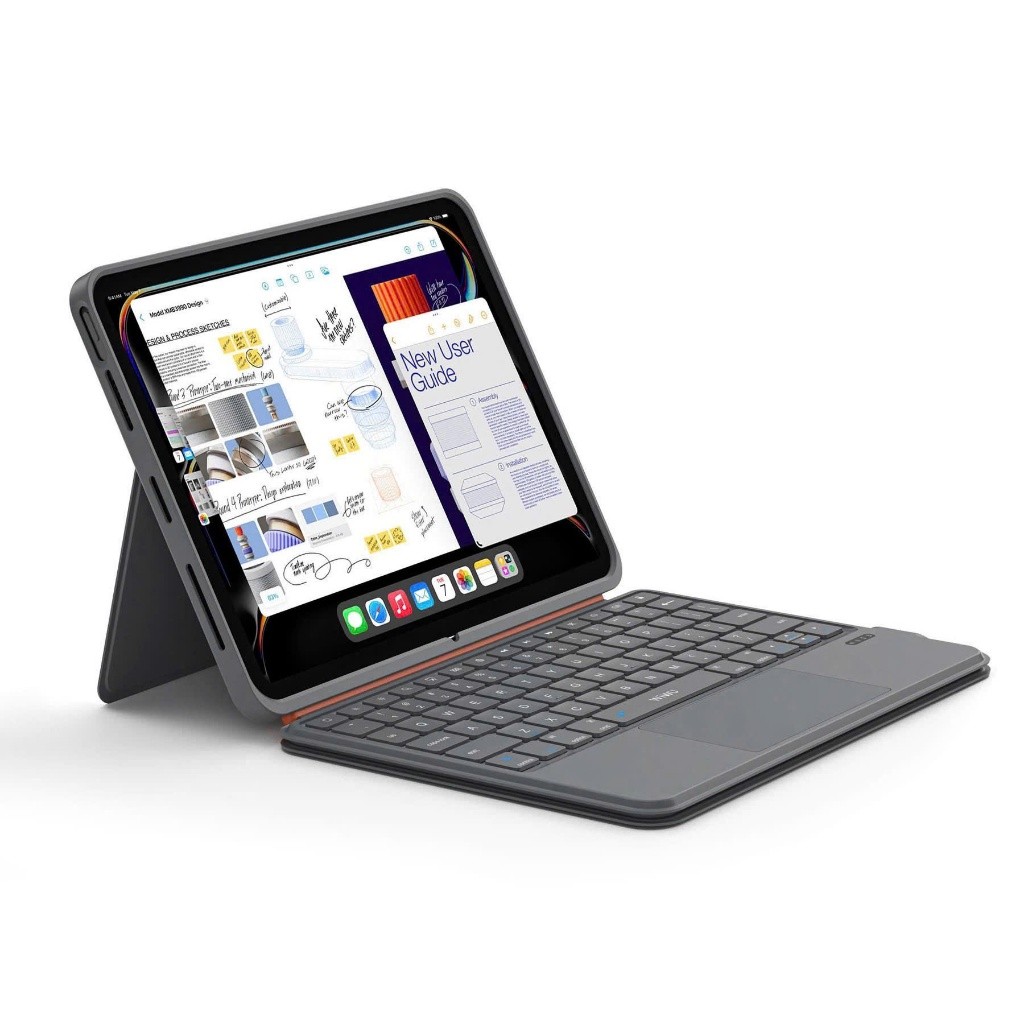 [Chính Hãng] Bao Da Bàn Phím WiWu Combo 3in1 MK-005 Cho iPad Air/Pro/Gen - Dựng Ngang Dọc, Tháo Rời, Nam Châm Hít