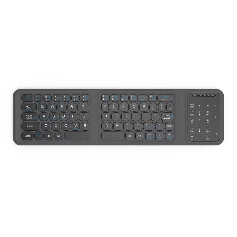 [Chính Hãng] Bàn Phím Không Dây Bluetooth Gập Gọn WIWU FMK-05 - Kết Nối Đa Thiết Bị, Pin 40H, Cổng Type-C Siêu Mỏng Nhẹ