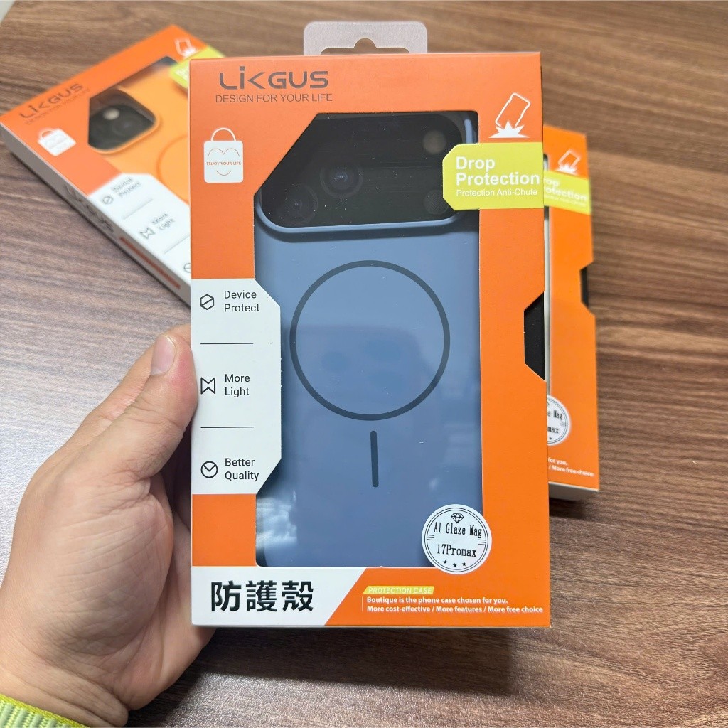 [Chính Hãng] Ốp Lưng Likgus AI Glaze Mag Chống Sốc Chống Vân Tay MagSafe Camera Control iPhone 17 Pro Max / 16 Pro Max