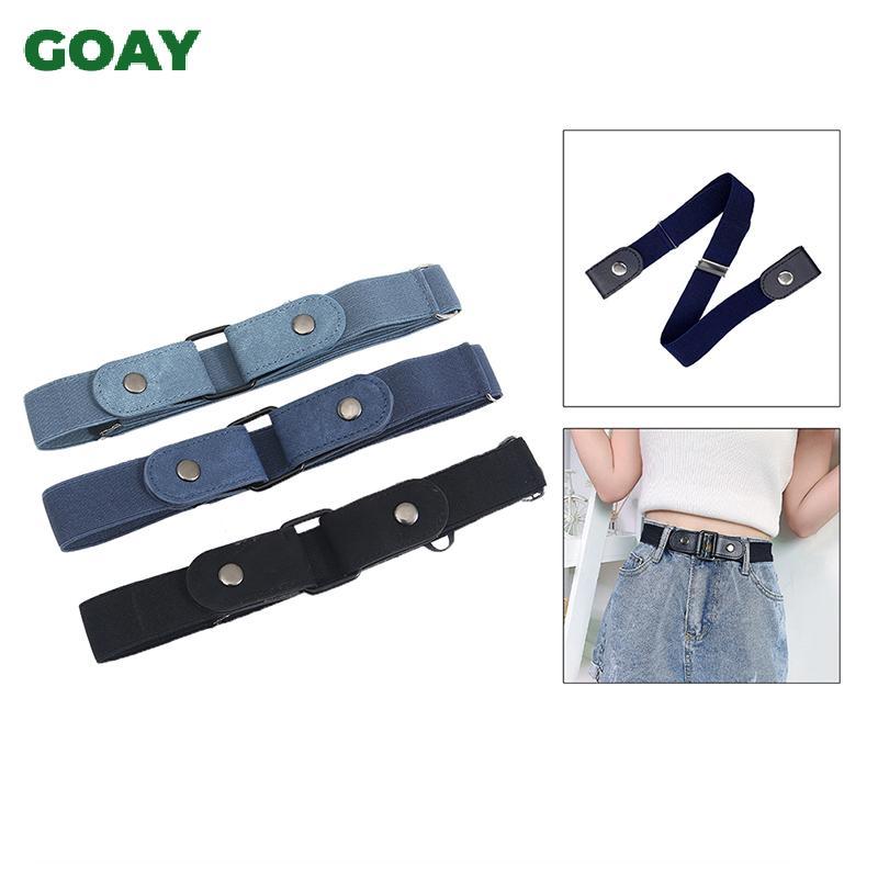 Thắt lưng GOAY không dây co giãn cho quần jeans, phù hợp nữ và nam