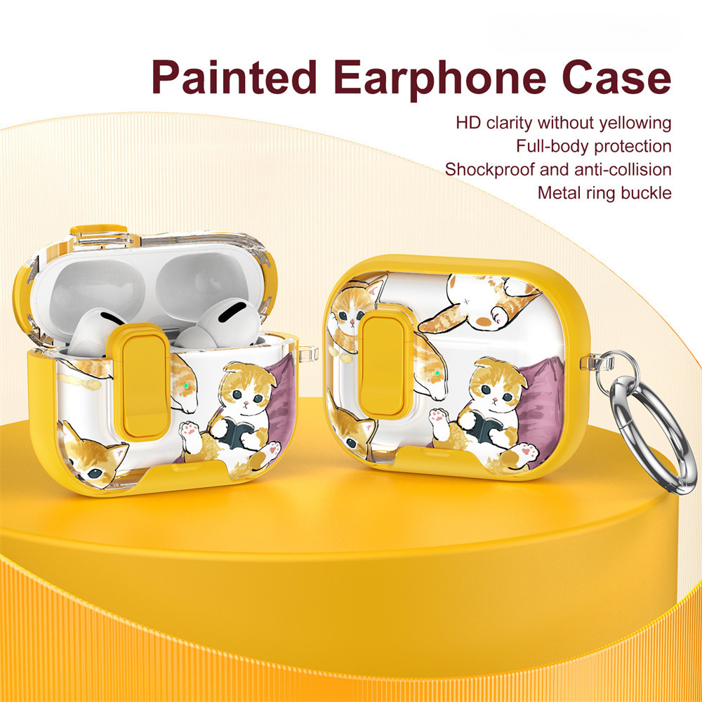 Hộp đựng tai nghe Airpod vẽ màu cho Airpods Pro3 4 Anc Pro 3 2