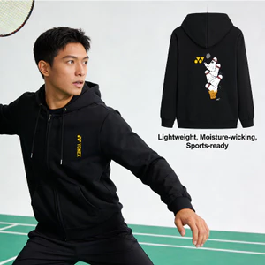 Áo nỉ dài tay có mũ trùm đầu thể thao Yonex Xuân Thu, chạy bộ nhẹ thông thường, tập thể dục, bóng rổ, đi xe đạp, thể thao và áo khoác dã ngoại