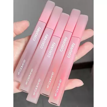 Colorkey Kolaqi Lip Glaze Nhỏ Đen Gương Air Velvet Matte Mirror Water Gloss Son Môi Trơn Son Môi Sản Phẩm Chính Hãng