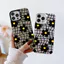 Ốp Lưng Cho Redmi Note 14 13 12 11 10 14C 13C 12C 11A 10C 9C A3 A2 A1 C75 C65 C61 C55 C31 X7 X6 M6 13T 14T Pro Mạ Acrylic IMD Case Họa Tiết Hoa Đen CYIM213
