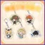 SQ3 Haikyuu!! Móc Khóa Acrylic Hinata Shoyo Cặp Đôi Mặt Dây Chuyền Hoạt Hình Túi Phụ Kiện Anime Ngoại Vi QS3