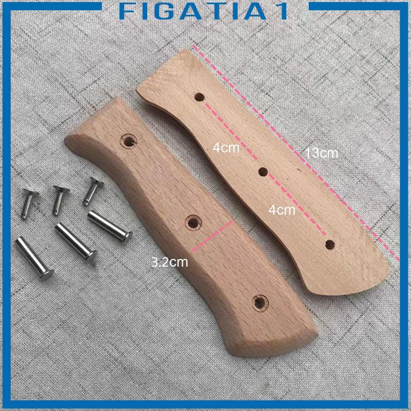 Bộ dụng cụ sửa chữa tay cầm dao bằng gỗ Phụ kiện làm dao nhà bếp Dụng cụ cắt thịt cho các dự án DIY tại nhà