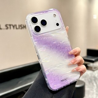 Ốp Điện Thoại Sang Trọng Sáng Milky Way Cho iPhone 17 16 15 14 13 12 Pro Max PC Cứng Chống Sốc Vỏ Bảo Vệ