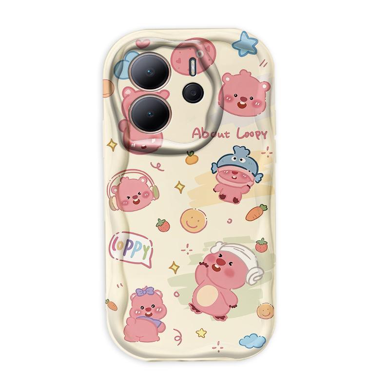 Thích hợp cho Redmi Note 14 4G 5G Wave Soft TPU Phim hoạt hình dễ thương Loopy Vỏ điện thoại chống sốc