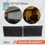 6 Chiếc Than Xốp Acoustic / Bẫy Đen Hấp Thụ Âm Thanh Phòng Thu Cách Âm Góc Tường 12 x 12 x 24 cm