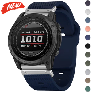 Dây đeo silicon thể thao 22mm 26mm tương thích cho Garmin Fenix 8 E 7 7X 6 6X 5X Plus / Epix Pro Gen 2 47mm 51mm / Vòng tay Enduro 3 2