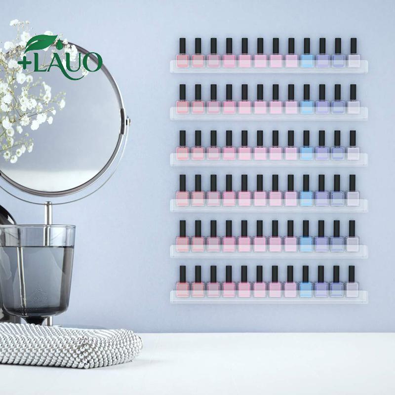 Springevenstar 1 Cái Acrylic Sơn Móng Tay Ra Treo Tường Lipsti Sơn Móng Tay Giá Đỡ Chai Người Tổ Chức Sơn Móng Tay Hiển Thị Đứng Kệ Có Ốc Vít Springevenstar
