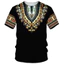 Áo Dashiki 3D In Unisex Mùa Hè Thoải Mại Áo Tay Ngắn Cổ Tròn