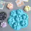 Ge Silicone Cat Paw Khuôn Socola Thanh Lịch Khuôn Làm Bánh Quy Để Nướng Chống Dính Chó Điều Trị Khuôn Thích Hợp Cho Lò Vi Sóng n