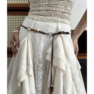 Dây thắt lưng bohemian mỏng đính cườm dành cho nữ - Phù hợp với váy