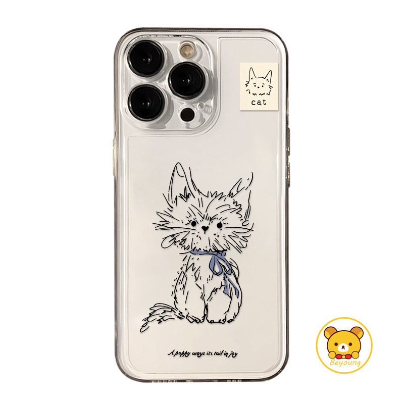 Ốp điện thoại hình chú chó mèo hoạt hình cho Xiaomi 17 Pro Max 15T 15 Pro Ultra 14 Civi 14T 13 12 Pro Lite 12S Ultra 12X 12T 11T Pro Vỏ mềm trong suốt cặp đôi dễ thương