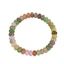 Unisex Abacus Bead Vòng tay pha lê mã não đầy màu sắc - Hạt thủy tinh nứt nhiều màu - Loại bỏ bằng tay Năng lượng âm - Thời trang Unisex mùa hè