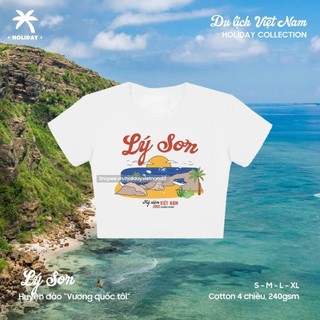 Áo thun Lý Sơn Du lịch Việt Nam 63 tỉnh thành áo thun nam nữ chất thun 250gsm