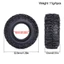 4 Lốp Cao Su 0,7 Inch & Trung Tâm Vành Bánh Xe Bằng Đồng Cho AXIAL SCX30 Jeep Wrangler JLU Ford Bronco 1 / 30 RC Xe Bánh Xích Nâng Cấp Một Phần
