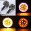 Đèn LED tròn lớn Đèn báo rẽ xe máy Phụ kiện đèn chạy ban ngày Đèn báo rẽ 12V Horizon Tín hiệu rẽ Ba dây Sửa đổi các bộ phận