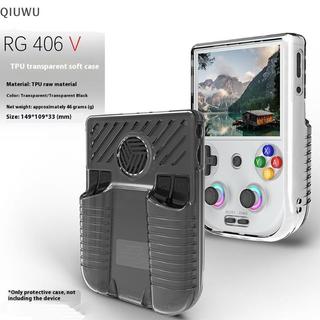QIUWU 1 Cái Vỏ Bảo Quản Chống Rơi Cho RG406V TPU Vỏ Bảo Vệ Bảng Điều Khiển Trong Suốt.