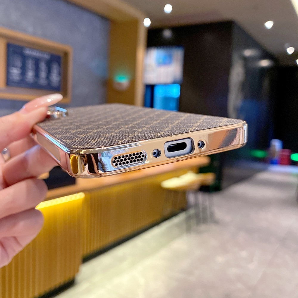 Ốp Điện Thoại Kẻ Sọc Cổ Điển Cho Samsung Galaxy A56 A55 A54 A53 A36 A35 A34 A26 A25 A24 A17 A16 A15 A14 A07 A06 S25 S24 S23 Ultra FE Plus S25 Edge 4G 5G Chống Rơi Thời Trang