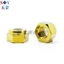TC4 Chất liệu hợp kim titan Lục giác Đai ốc Nylon chống khóa Đai ốc đi xe đạp Đai ốc mịn chống mất M4M5M6M8M1