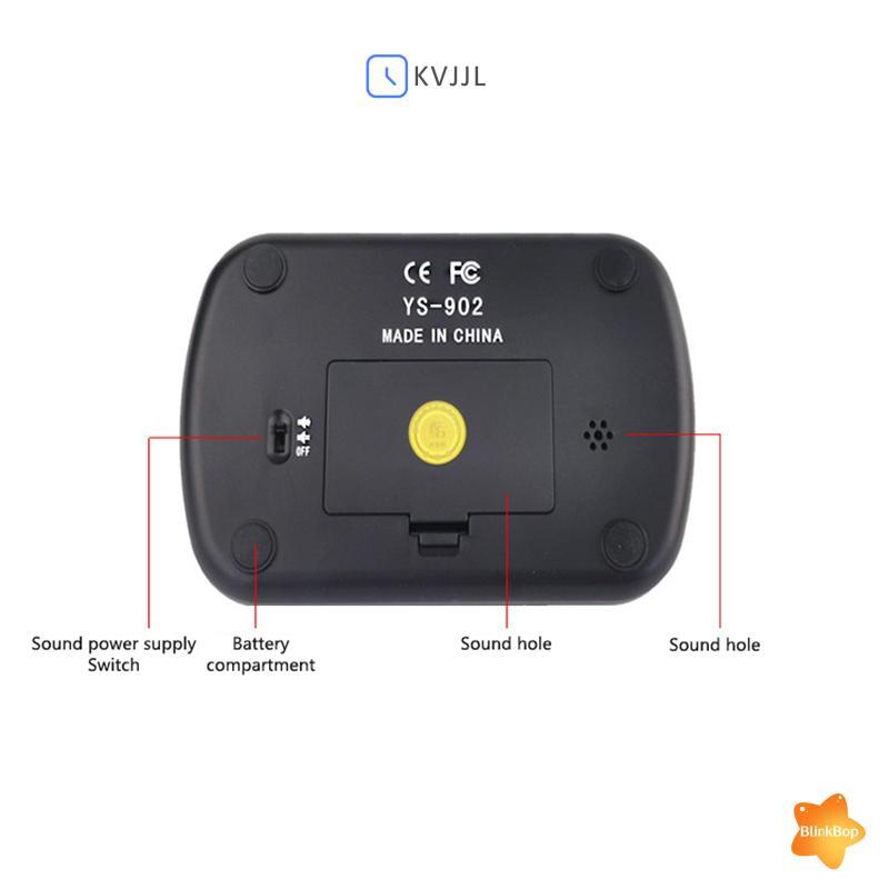 [KvJJL-t] Đồng hồ cờ vua di động đa chức năng 3 trong 1 Hẹn giờ cờ vua kỹ thuật số hẹn giờ trò chơi mới