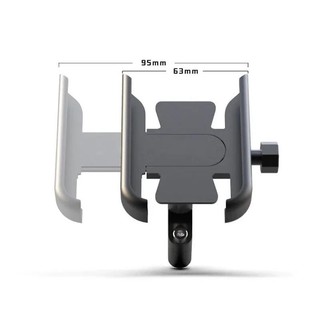 Giá đỡ điện thoại xe máy, hợp kim nhôm xoay 360°, Giá đỡ điện thoại, hợp kim nhôm / bằng kim loại, Phụ Kiện Tay Cầm