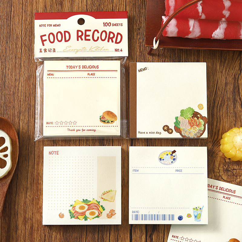 Giấy Note - Tập 100 Tờ Giấy Ghi Chú ENERGETIC KITCHEN Note For Memo ...
