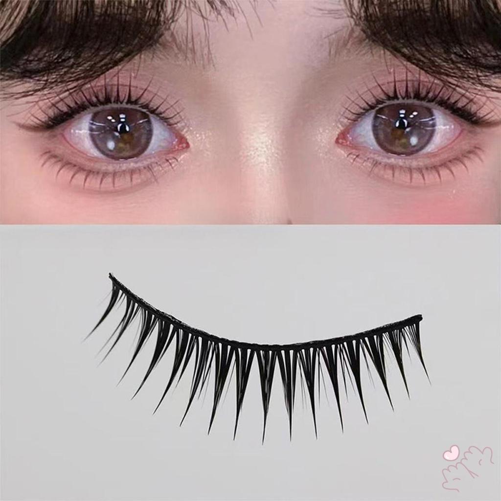 IOIIK 5 cặp-- Nhóm mi ướt của trẻ em Hàn Quốc Fairy - Một gốc cứng toàn bộ có thể được tái sử dụng - Những người mới đến Big Eye Doll Eyelash