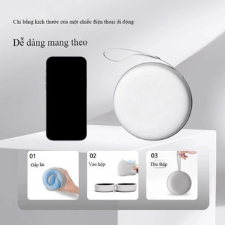 có thể xếp gọn Gối kê cổ chữ U cao su non giúp giảm đau mỏi cổ cho dân văn phòng du lịch đi ô tô máy bay  thoải mái